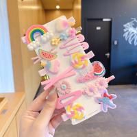ราคา Cute Kids Hair Clip Set Korean Bangs Hairpin Flower Fruit Baby Girl Barrettes Hair Accessories (19806745930)