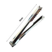 ราคา ที่คีบน้ำแข็งปลายหยัก ที่คีบสแตนเลส 430 ที่คีบขนม ที่คีบอาหาร (20694662313)