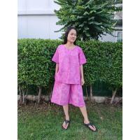 ราคา ชุดมัดย้อมเสื้อกางเกง ชุดเข้าเชตเสื้อกางเกง Chatrchai shop (19455339293)