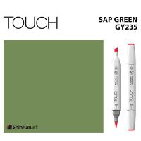 ราคา TOUCH TWIN BRUSH MARKER GY235 SAP GREEN มาร์คเกอร์หัวพู่กัน หัวตัดขนาดกลาง รหัส GY235 SAP GREEN แบรนด์ TOUCH จากประเทศเกาหลี (8051930606)