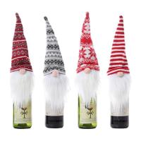 ราคา Christmas Wine Bottle Covers Gnome Bottle Toppers Wine Decor Strong Fabric Dwarf Appearance Create A Christmas Mood for Beer Bottle Wine Bottle handsome (20522921006)