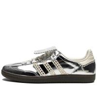 ราคา Wales Bonner x adidas รองเท้าผ้าใบผู้ชายและผู้หญิง Samba liquid silver IG818 รองเท้ากีฬาผู้หญิง (20412042554)