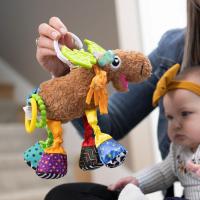 ราคา โมบายกวางมูส แขวนคาร์ซีท แบรนด์ลาแมซ Lamaze Mortimer the Moose Clip Go ติดรถเข็น แขวนเตียง ห้อยคอก ติดกระเช้า (19291740448)