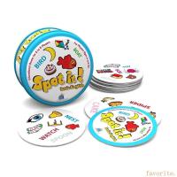 ราคา SPOT IT เกมกระดาน เกมจับคู่ภาพ เกมการ์ด เกมสมอง dobble spot it card (17615569744)