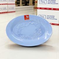 ราคา 12ใบ จานเปล จานทรงไข่ ขนาด 9 5นิ้ว จานข้าวมันไก่ จานข้าวแกง จานพลาสติก ABS ตราม้าทอง Golden Horse Plastic ABS Oval Plate pack of 12 pcs (17391564579)