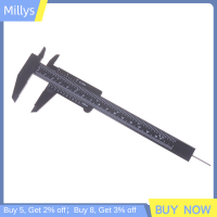 ราคา Millys 1PC 6นิ้ว150มม ไม้บรรทัดไม้บรรทัดเลื่อนเวอร์เนียคาลิปเปอร์พลาสติกวัดเครื่องประดับ (20603804833)