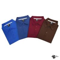 ราคา COD สีน้ำเงิน เสื้อโปโล คอปก ผ้ากีฬา สีน้ำตาล สีแดง สีกรมท่า เลือดหมู (20762423860)