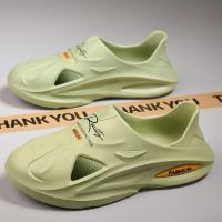 ราคา J lindeberg DESCENTE PEARLY GATES ANEW Footjoybon Maluniqlo รองเท้าแบบมีรูระบายฤดูร้อนเสื้อนอกของผู้ชายอินเทรนด์พื้นหนารองเท้าแตะสำหรับผู้ชายสบายๆกันลื่นก้าวอึรู้สึกนุ่มพิเศษ Baotou รองเท้าแตะ (200531