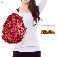 ราคา COD เชียร์ลีดเดอร์ป้อมปอม2ชิ้นพร้อมห่วง มือจับพุ่มเชียร์ลีดเดอร์ฟอยล์เชียร์ปอมปอมสำหรับเด็กผู้ใหญ่กีฬาเต้นรำ (19673837714)