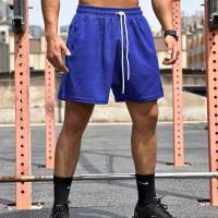 ราคา Quick drying summer sports fitness leisure waffle shorts man running training 5 minutes of pants popular logo (19979138901)