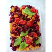 ราคา ผลไม้อบแห้ง 5 ชนิด กีวี่ สตอเบอร์รี่ ลูกเกดเหลือง ลูกเกดดำ แครนเบอร์รี่ (21250193507)