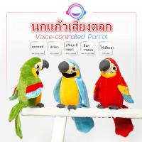 ราคา kk นกแก้วพูดได้ ของเล่นเด็กอัดเสียง ตุ๊กตานกแก้วพูดตาม พูดได้ทุกภาษา พูดตามได้ทุกภาษา (7659541074)