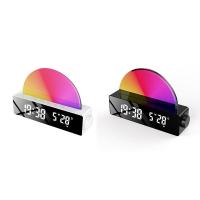 ราคา Sunrise Alarm Clock Wake Up Light Dawn Simulator Bedside Sun Lamp Multi Color Night Light with USB Charger (20670920386)
