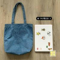 ราคา GUESS Original กระเป๋าผ้ายีนส์ทรงสี่เหลี่ยมกระเป๋าผ้าใบเรียบง่ายและอเนกประสงค์กระเป๋าสะพายไหล่กระเป๋าเท่พกพาสำหรับผู้ชายและผู้หญิง (17644733629)