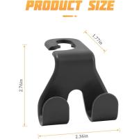 ราคา Car Headrest Hook Hidden Car Back Seat Hook Seat Hanger Multifunction Handbags Purses Coats Hooks Hanger Holder Universal (20392089729)