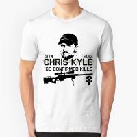 ราคา New Cool Tee Chris Kyle American Sniper Navy Seal Us Iraq Texas Hero 160 Kills Army Skull Funny TSize XS 4XL 6XL (20297339634)