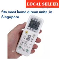 ราคา SG In Stock Universal Air Con Remote เวอร์ชั่นภาษาอังกฤษ Controller Aircon Air Conditioner Control Daikin Panasonic LG (20276191180)