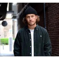 ราคา CARHARTT T shirt basic small Logo embroidered corduroy tooling shirt coat for men and women (19771331067)