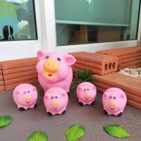 ราคา ตุ๊กตาแต่งสวนรุ่นครอบครัวหมูชมพู 1ชุด ได้ 5ตัว ตุ๊กตาเซรามิก แต่งสวน แต่งบ้าน จัดสวนหย่อม (17889727340)