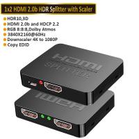 ราคา Best HDMI Splitter 1x2 HDMI 2 0 Splitter 4K HDMI Video Audio Splitter Support 3D HDR 4K 60Hz Splitter HDMI 1x4 For Laptop (11718468226)