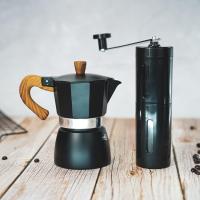 ราคา mokapot 3cup 150 ml ที่บดกาแแฟมือหมุน สแตนเลส หม้อต้มกาแฟสด อลูมิเนียมอัลลอยมีน้ำหนักเบา แข็งแรง ทนทาน เครื่องชงกาแฟ (11300282180)