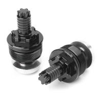 ราคา For Yamaha YZF R25 R3 Front shock absorber screw cover Cap Preload Adjusters Fork Bolts 41MM CNC Aluminum Motorbike Accessories (10389673943)