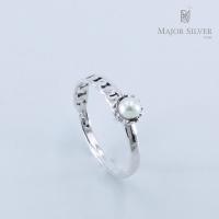 ราคา แหวนติดหัวพลอย ติดหัวมุกญี่ปุ่น 4 มิล แหวนเงินแท้ 92 5 แหวนแฟชั่น เก๋ๆ ใส่ได้ทุกโอกาส แหวนเงินแท้ 100 Major Silver (10232315364)