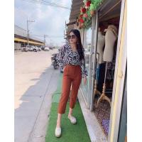 ราคา Spinny House กางเกง7ส่วน ผ้าโรเชฟ ซิบหน้า ตีเกร็ดหน้าผ้าหนาทรงสวย กางเกงโรเซฟ ชักไม่เป็นขุย ตีเกร็ด กางเกงเกร็ดหน้า (8447339347)