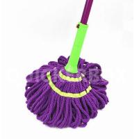ราคา ไม้ถูพื้น ไม้ถูพื้นแบบปิดล็อคไมโครไฟเบอร์ สีม่วง Magic Mop Pull and Squeeze (812638403)