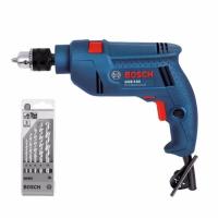 ราคา BOSCH สว่านกระแทกไฟฟ้า 13มม รุ่น GSB550 ชุดดอกสว่านเจาะปูน Impact 5 ชิ้น (106361599)