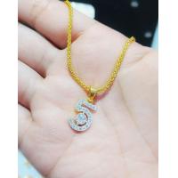 ราคา จี้เพชร จี้ทองไมครอน จี้ชุบทองคำแท้ ฝังเพชรสวิซ หุ้มทองคำแท้100 ไม่ลอก ไม่ดำ ใส่ติดตัวได้ตลอด (15195269991)