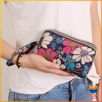 ราคา TOP กระเป๋าสตางค์ 3 ช่อง กระเป๋าใส่มือถือ กระเป๋าผ้า คล้องมือ ladies bag (18613035299)