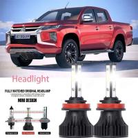 ราคา ไฟ LED สำหรับ Mitsubishi L200 Strada ENDEAVOR 2000 2006 ไฟฉายคาดศีรษะ ไฟหน้ารถ40W ไฟไฟหน้าอัตโนมัติรถ6000K ไฟสีขาว (19142171933)