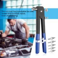 ราคา สปอตกรุงเทพ คีมย้ำรีเวท 86 ชิ้นชุดเครื่องมือยิงรีเวทนัทจำนวน86ชิ้น รีเวทนัท เครื่องมือยิงรีเวทนัทแบบใช้มือสกรูรีเวทนัทพร้อมน็อตรีเวทขนาดM3 M8 คีม น๊อตรีเวท (17281066835)