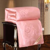 ราคา ไส้ใยไหม นุ่ม เย็นห่มสบาย Silk Duvet ผ้าห่มผ้าแพร 7ฟุต 200 230ซม (16962431259)