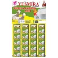 ราคา นมแพะ YUSMIRA ชนิดผงสำเร็จรูป พร้อมชงดื่ม มีให้เลือก2รสชาติ รสดั้งเดิมและรสอินทผาลัม Susu Kambing Asli แบบยกแผง 25กรัม 20ซอง สินค้านำเข้า (13089591809)