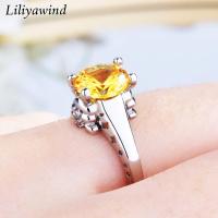 ราคา Liliyawind แหวนกระต่ายน่ารักสีเงินชุบเพทายสีเหลืองขนาด8มม สำหรับผู้หญิง A1R (16520454893)