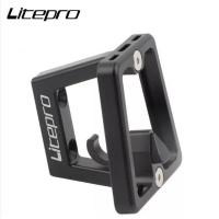 ราคา Litepro จักรยานด้านหน้ากระเป๋าบล็อกสำหรับ Brompton 3 Sixty จักรยานพับกระเป๋าตะกร้า สีดำ (17415537285)
