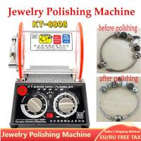 ราคา DN เครื่องร่อนมินิ เครื่องกลิ้งเงา เครื่องกลิ้งลูกปืน เครื่องขัดเงามินิ เครื่องร่อนเงา KT 6808 3kg Rotary Tumbler Surface Polisher Jewelry Polishing Machine KT6808 Finishing Machine with Polishing Be 