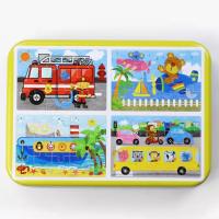 ราคา L L พร้อมส่งจาก กทม 60ชิ้น กล่องเหล็กจิ๊กซอว์ไม้ ตัวต่อจิ๊กซอว์ลายการ์ตูน จิ๊กซอว์ จิ๊กซอว์ไม้ ของเล่นเสริมพัฒนาการ ของเล่นไม้ (14654766182)