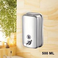 ราคา 500 800ml ห้องน้ำสแตนเลสสบู่ แชมพูเครื่องปั๊มโลชั่นการกระทำติดผนัง (1621954846)