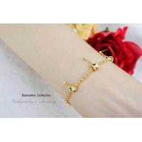 ราคา ManeeNopparut มณีณพรัช ข้อมือ นน 2 สลึง ยาว 6 นิ้ว งานหุ้มทองแท้5ไมครอน รุ่น BK044 (901780900)