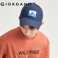 ราคา Giordano Men Snow mountain badge cotton cap Free Shipping 01203001 (20454497964)