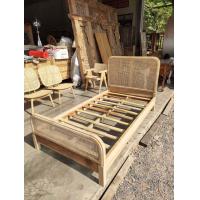 ราคา ส่งฟรี PRE ORDER 30 DAYS เตียงนอนไม้สัก หวายสานแท้ 5 และ 6 ฟุต teak woorattan 3 5 5 6 feet size bed สไตล์มินิมอล เตียง เตียงไม้สัก เตียงหวายแท้ เตียงนอน6 ฟุต (20805440455)