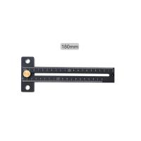 ราคา Aluminum Alloy 180280mm Scale Metric Measure Scribing Ruler T Shape Woodworking Carpentry Marking Tool (9932782053)