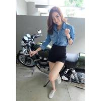 ราคา เสื้อเชิ้ตยีนส์ฟอกนิ่มสไตล์Zara รุ่น Basicใส่ได้ตลอด (19467578888)