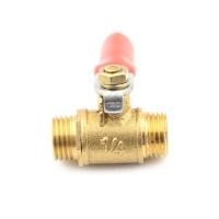 ราคา UNI G1 4 Pipe Male to Male Thread Brass Ball Valve Hose Connector Switch (17228533069)