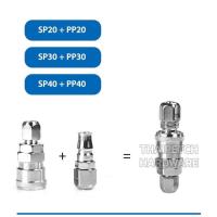 ราคา ข้อต่อสวมเร็ว คอปเปอร์ เสียบสายลม ข้อต่อสายลม สำหรับสายลม PU ขนาด 5x8 6 5x10 และ 8x12 U DIY (20599190724)