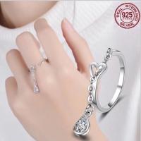 ราคา แหวนเงินแท้ S925 พร้อมกล่อง SR51 (13133515447)