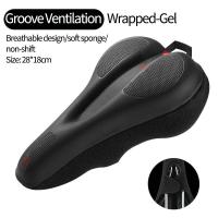 ราคา WEST BIKING อานจักรยานที่หุ้มเบาะ MTB จักรยานเสือหมอบเบาะรองนุ่มเบาะรองนั่ง Anti Slip เบาะจักรยานแบบสบายฝาครอบ (9803309817)